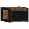 vidaXL Κομοδίνο Πολύχρωμο 40x35x25 cm Στερεό ξύλο αναγεννημένο