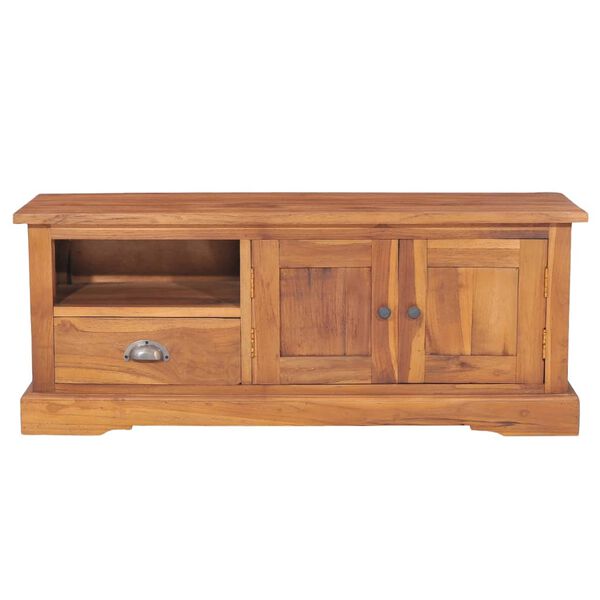 vidaXL Έπιπλο Τηλεόρασης 100 x 30 x 40 εκ. από Μασίφ Ξύλο Teak