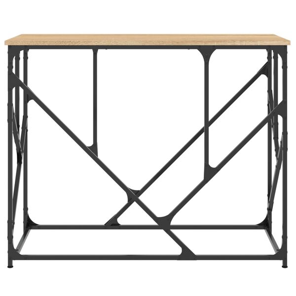 vidaXL Τραπέζι Κονσόλα Sonoma Δρυς 100x40x80 εκ. Επεξεργασμένο Ξύλο