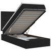 vidaXL &Kappa;&rho;&epsilon;&beta;ά&tau;&iota; Ottoman &mu;&epsilon; &sigma;&tau;&rho;ώ&mu;&alpha; &mu;&epsilon; &kappa;&epsilon;&phi;&alpha;&lambda;ά&rho;&iota; &Mu;&alpha;ύ&rho;&omicron; 90 x 190 cm Ύ&phi;&alpha;&sigma;&mu;&alpha;
