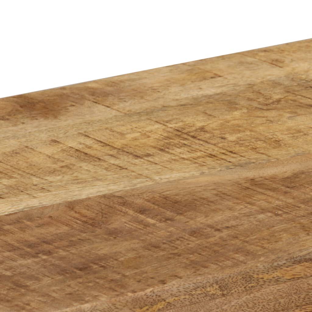 vidaXL Τραπέζι Κονσόλα 120 x 35 x 76 εκ. από Μασίφ Ξύλο Μάνγκο/Ατσάλι