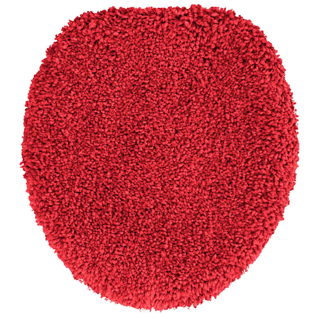vidaXL Πατάκι μπάνιου 3 pcs Κόκκινο 50 x 50 cm Πολυπροπυλένιο