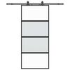 vidaXL &Sigma;&upsilon;&rho;ό&mu;&epsilon;&nu;&eta; &pi;ό&rho;&tau;&alpha; &mu;&epsilon; &sigma;&epsilon;&tau; &upsilon;&lambda;&iota;&kappa;&omicron;ύ &Mu;&alpha;ύ&rho;&omicron; 90x205 cm &gamma;&upsilon;&alpha;&lambda;ί &mu;&epsilon;&tau;&rho;&iota;&alpha;&sigma;&mu;έ&nu;&omicron;