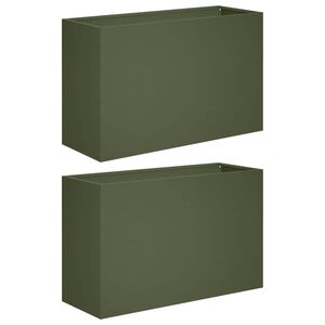 vidaXL &Gamma;&lambda;ά&sigma;&tau;&rho;&alpha; &Kappa;ή&pi;&omicron;&upsilon; 2 &tau;&mu;&chi;. &Lambda;&alpha;&delta;ί 80 x 40 x 50 cm &Psi;&upsilon;&chi;&rho;ή&sigmaf; έ&lambda;&alpha;&sigma;&eta;&sigmaf; &chi;ά&lambda;&upsilon;&beta;&alpha;&sigmaf;