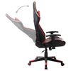 vidaXL Καρέκλα Gaming Μαύρο/Κόκκινο από Συνθετικό Δέρμα