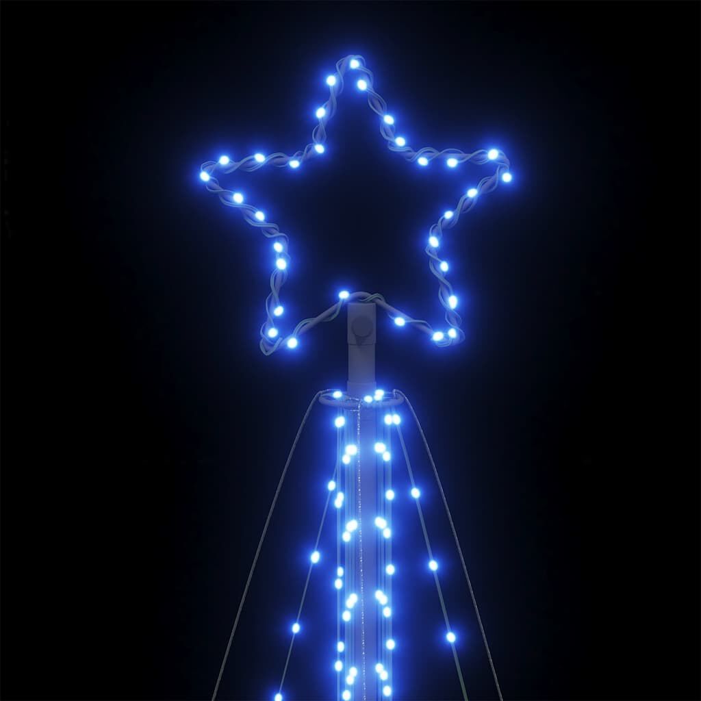 vidaXL Χριστουγεννιάτικο δέντρο LED 570 LED μπλε 399 εκ.