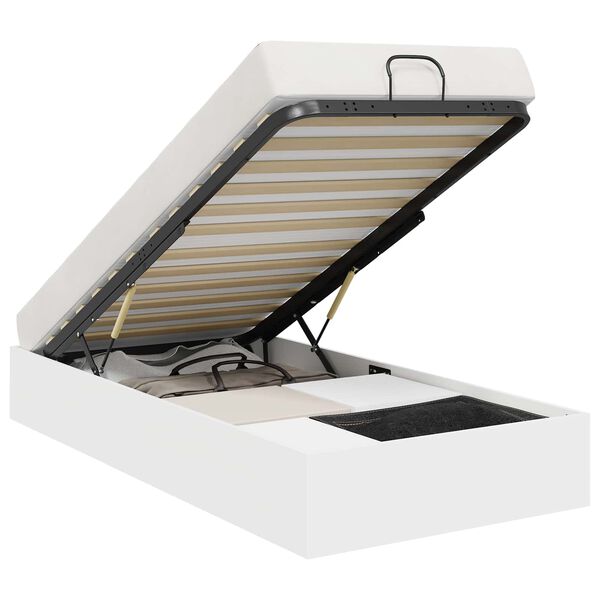 vidaXL &Kappa;&rho;&epsilon;&beta;ά&tau;&iota; &Omicron;&theta;&omega;&mu;&alpha;&nu;&iota;&kappa;&omicron;ύ &Tau;ύ&pi;&omicron;&upsilon; &Lambda;&epsilon;&upsilon;&kappa;ό 193 x 120 x 25 &epsilon;&kappa; &Mu;&omicron;&rho;&iota;&omicron;&sigma;&alpha;&nu;ί&delta;&alpha;