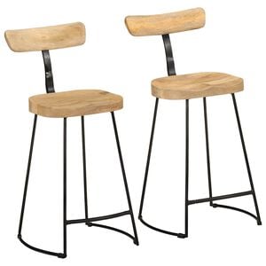 vidaXL &Sigma;&kappa;&alpha;&mu;&pi;ό &Mu;&pi;&alpha;&rho; 2 &tau;&epsilon;&mu;. 49x43x88 &epsilon;&kappa;. &alpha;&pi;ό &Mu;&alpha;&sigma;ί&phi; &Xi;ύ&lambda;&omicron; &Mu;ά&nu;&gamma;&kappa;&omicron;