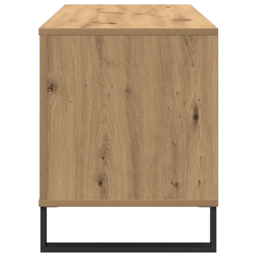 vidaXL Ντουλάπα Δισκοθήκης Παλιού Ξύλου 100x38x48 εκ Κατασκευασμένο Ξύλο