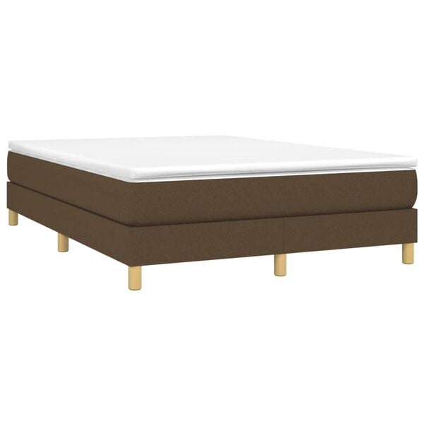 vidaXL &Kappa;&rho;&epsilon;&beta;ά&tau;&iota; Boxspring &mu;&epsilon; &Sigma;&tau;&rho;ώ&mu;&alpha; &Sigma;&kappa;&omicron;ύ&rho;&omicron; &Kappa;&alpha;&phi;έ 140x190 &epsilon;&kappa;. &Upsilon;&phi;&alpha;&sigma;&mu;ά&tau;&iota;&nu;&omicron;