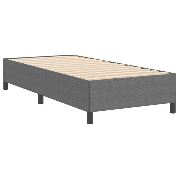 vidaXL Σκελετός Κρεβατιού Ανοιχτό γκρι 80 x 200 cm Βελούδο
