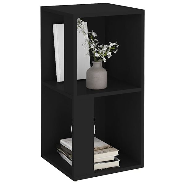 vidaXL Ντουλάπι Γωνιακό Μαύρο 33 x 33 x 67 εκ. από Επεξ. Ξύλο