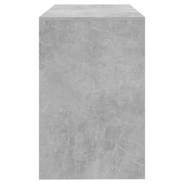 vidaXL Γραφείο Γκρι Σκυροδέματος 101x50x76,5 εκ. Επεξεργασμένο Ξύλο