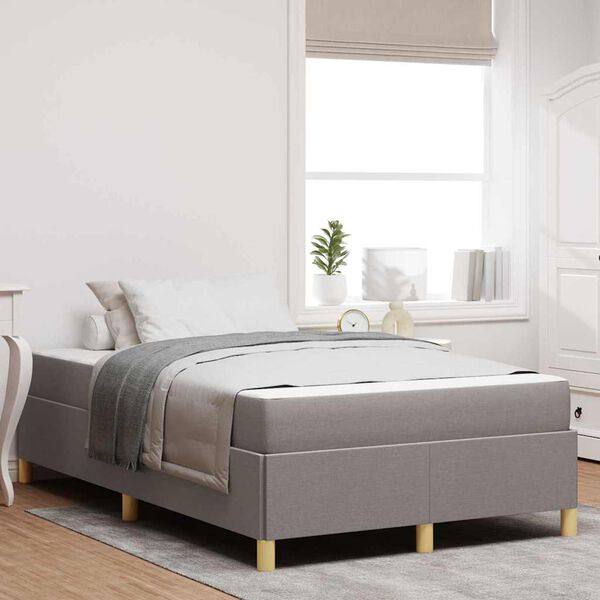 vidaXL &Sigma;&kappa;&epsilon;&lambda;&epsilon;&tau;ό&sigmaf; &Kappa;&rho;&epsilon;&beta;&alpha;&tau;&iota;&omicron;ύ &mu;&epsilon; &sigma;&tau;&rho;ώ&mu;&alpha; Taupe 120 x 190 cm ύ&phi;&alpha;&sigma;&mu;&alpha;