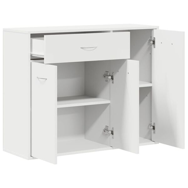vidaXL Μπουφές Λευκός 88 x 30 x 70 εκ. από Επεξ. Ξύλο