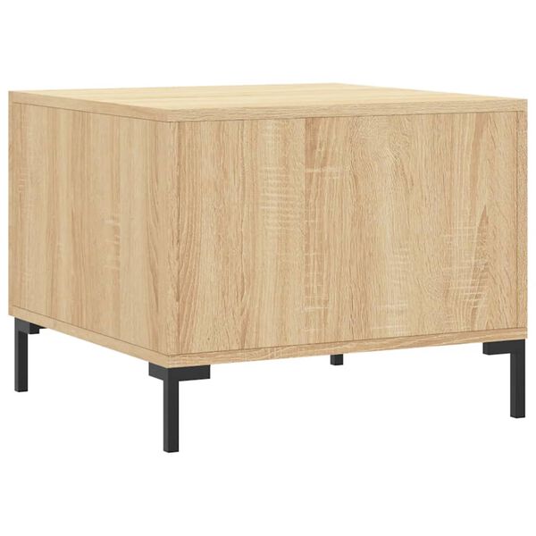 vidaXL Τραπεζάκι Σαλονιού Sonoma Δρυς 50x50x40 εκ. Επεξεργασμένο Ξύλο