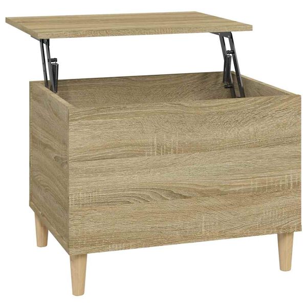 vidaXL Τραπεζάκι Σαλονιού Sonoma Δρυς 60x44,5x45εκ. Επεξεργασμένο Ξύλο