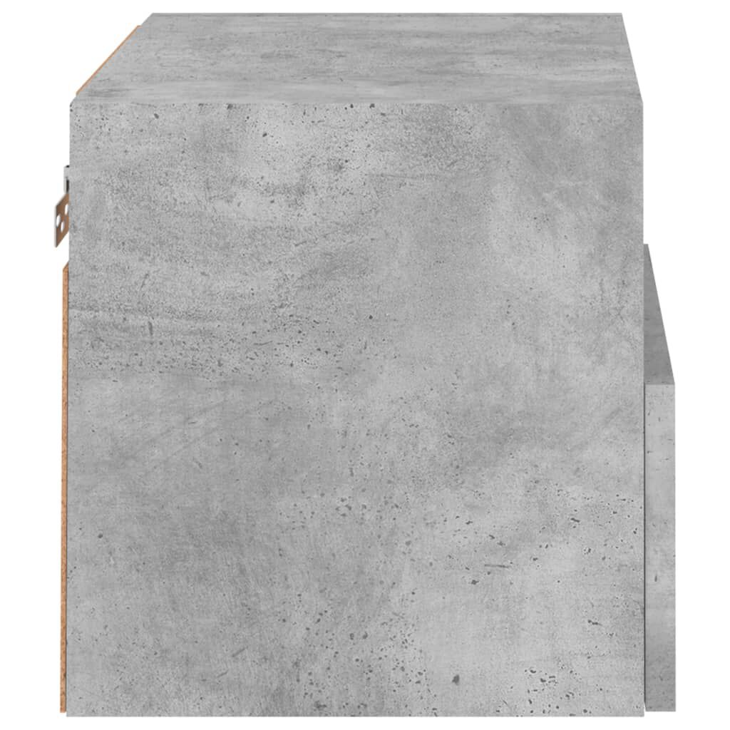 vidaXL Έπιπλο Τοίχου Τηλεόρασης Γκρι Σκυρ. 40x30x30 εκ. Επεξ. Ξύλο