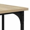 vidaXL Γραφείο Sonoma Δρυς 139 x 139 x 75 εκ. από Επεξεργασμένο Ξύλο