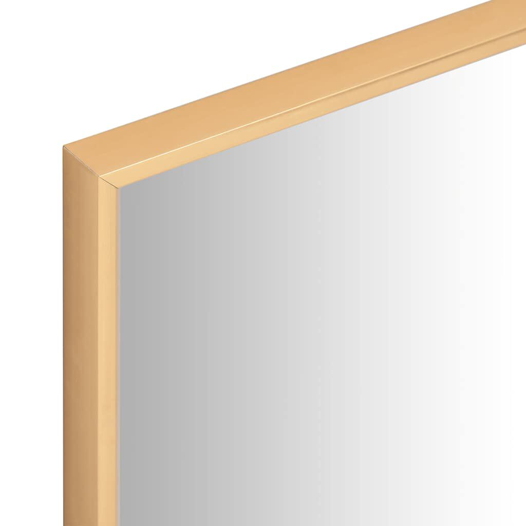vidaXL Καθρέφτης Χρυσός 40 x 40 εκ.