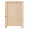vidaXL Παπουτσοθήκη 160 x 36,5 x 50 εκ. από Μασίφ Ξύλο Πεύκου
