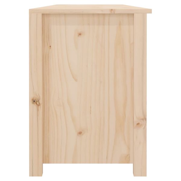 vidaXL Παπουτσοθήκη 160 x 36,5 x 50 εκ. από Μασίφ Ξύλο Πεύκου