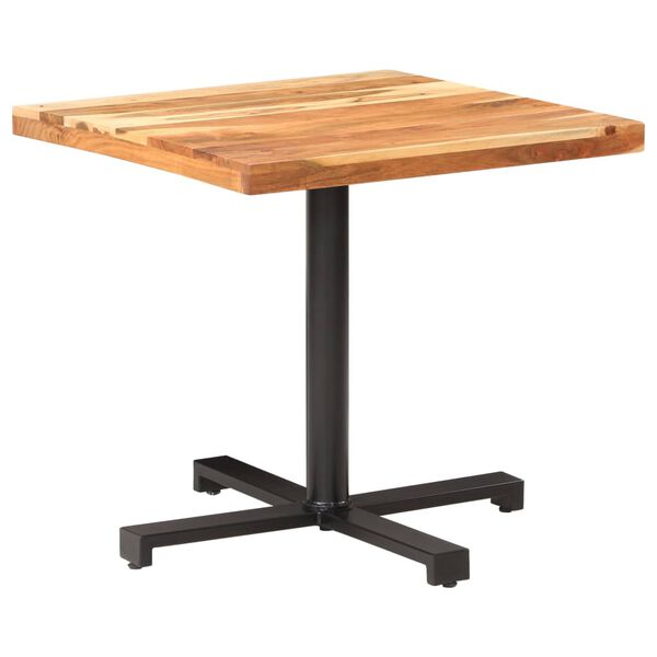vidaXL Τραπέζι Bistro Τετράγωνο 80 x 80 x 75 εκ. Μασίφ Ξύλο Ακακίας