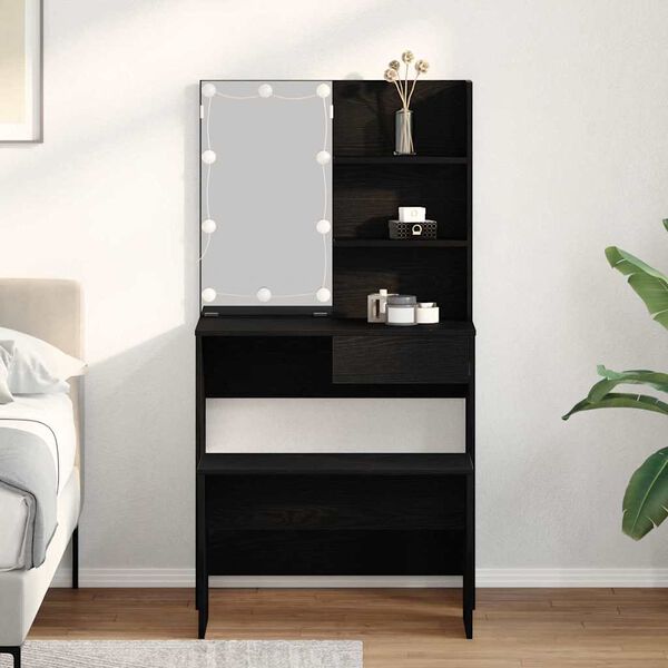 vidaXL &Sigma;&epsilon;&tau; &Tau;&rho;&alpha;&pi;έ&zeta;&iota; &Mu;&alpha;&kappa;&iota;&gamma;&iota;ά&zeta; LED 2 pcs &Mu;&alpha;ύ&rho;&eta; &Omicron;&xi;&upsilon;ά &Epsilon;&pi;&epsilon;&xi;&epsilon;&rho;&gamma;&alpha;&sigma;&mu;έ&nu;&omicron; &xi;ύ&lambda;&omicron;