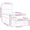 vidaXL &Kappa;&rho;&epsilon;&beta;ά&tau;&iota; Boxspring &mu;&epsilon; &Sigma;&tau;&rho;ώ&mu;&alpha; &Sigma;&kappa;&omicron;ύ&rho;&omicron; &Mu;&pi;&lambda;&epsilon; 80 x 200 &epsilon;&kappa;. &Beta;&epsilon;&lambda;&omicron;ύ&delta;&iota;&nu;&omicron;
