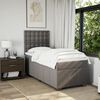 vidaXL &Kappa;&rho;&epsilon;&beta;ά&tau;&iota; Boxspring &mu;&epsilon; &Sigma;&tau;&rho;ώ&mu;&alpha; Taupe 90x200 &epsilon;&kappa;. &Upsilon;&phi;&alpha;&sigma;&mu;ά&tau;&iota;&nu;&omicron;