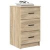 vidaXL Κομοδίνο Sonoma Δρυς 38 x 38 x 66 εκ Επεξεργασμένο ξύλο