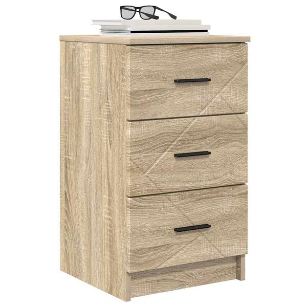 vidaXL Κομοδίνο Sonoma Δρυς 38 x 38 x 66 εκ Επεξεργασμένο ξύλο