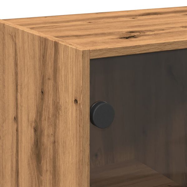 vidaXL Ντουλάπι Artisian Δρυς 102x37x75,5 εκ. από Επεξεργασμένο Ξύλο