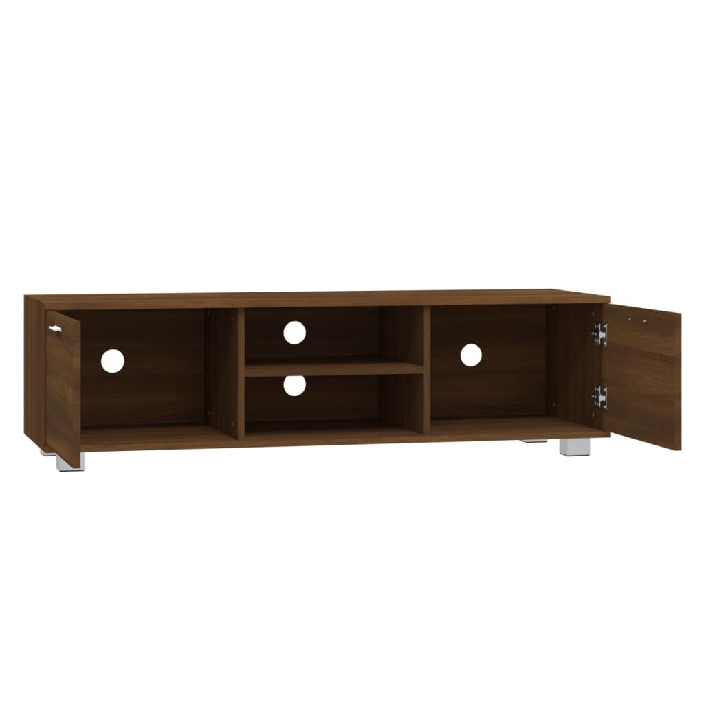 vidaXL Έπιπλο Τηλεόρασης Καφέ Δρυς 140x40,5x35 εκ. Επεξεργ. Ξύλο