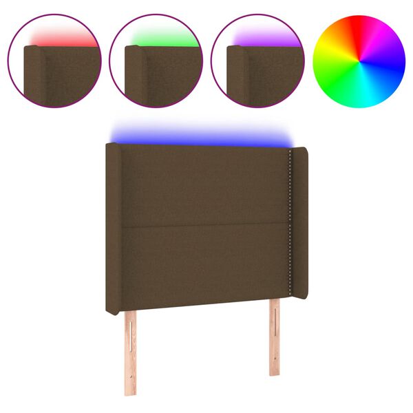 vidaXL &Kappa;&epsilon;&phi;&alpha;&lambda;ά&rho;&iota; &Kappa;&rho;&epsilon;&beta;&alpha;&tau;&iota;&omicron;ύ LED &Sigma;&kappa;&omicron;ύ&rho;&omicron; &Kappa;&alpha;&phi;έ 103x16x118/128&epsilon;&kappa;. &Upsilon;&phi;&alpha;&sigma;&mu;ά&tau;&iota;&nu;&omicron;