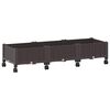 vidaXL &Kappa;ή&pi;&omicron;&sigmaf; &Gamma;&lambda;&alpha;&sigma;&tau;&rho;ά&kappa;&iota; &mu;&epsilon; &Rho;&omicron;&delta;ά&kappa;&iota;&alpha; &Kappa;&alpha;&phi;έ 120 x 40 x 33 cm PP