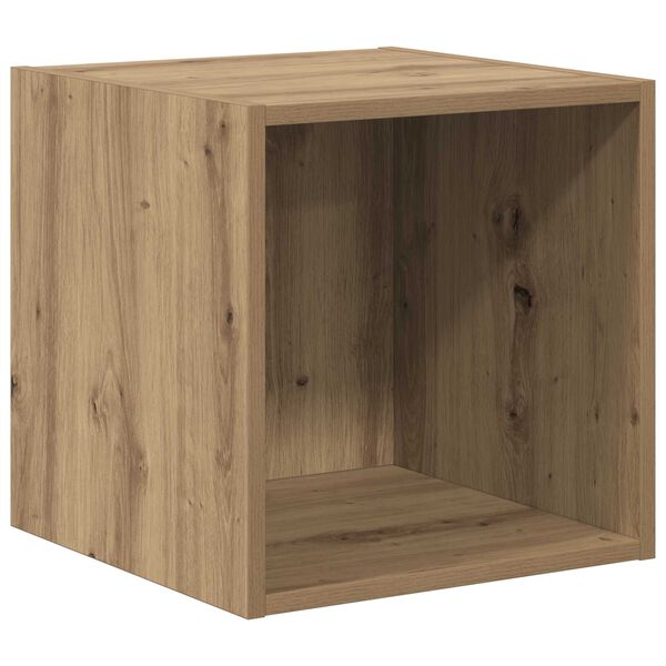 vidaXL 2 pcs artisan δρυς 37 x 37 x 142.5 εκ Επεξεργασμένο ξύλο