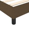 vidaXL Σκελετός Κρεβατιού Χωρίς Στρώμα Καφέ 140x200 εκ.Υφασμάτινο