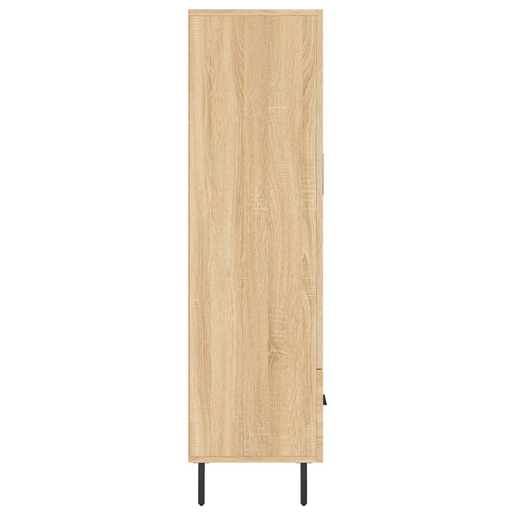 vidaXL Ντουλάπα Sonoma Δρυς 69,5 x 31 x 115 εκ. από Επεξεργασμένο Ξύλο
