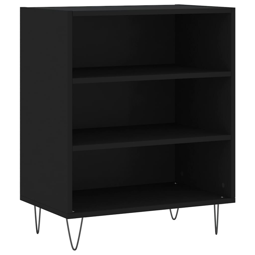 vidaXL Ραφιέρα Μαύρη 57 x 35 x 70 εκ. από Επεξεργασμένο Ξύλο