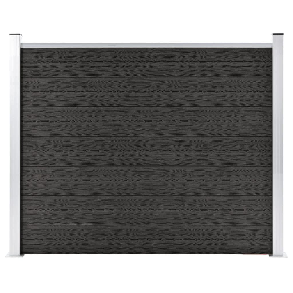 vidaXL Πάνελ Περίφραξης Γκρι 180 x 146 εκ. από WPC