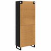 vidaXL Highboard &mu;&epsilon; &sigma;&upsilon;&rho;&tau;ά&rho;&iota; 2 pcs &Mu;&alpha;ύ&rho;&eta; &Omicron;&xi;&upsilon;ά &Sigma;ύ&nu;&theta;&epsilon;&tau;&omicron; &Xi;ύ&lambda;&omicron; &kappa;&alpha;&iota; &Gamma;&upsilon;&alpha;&lambda;ί