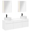 vidaXL &Sigma;&epsilon;&tau; &Nu;&tau;&omicron;&upsilon;&lambda;&alpha;&pi;&iota;ώ&nu; &Mu;&pi;ά&nu;&iota;&omicron;&upsilon; 5 pcs &Lambda;&epsilon;&upsilon;&kappa;ό 53 x 15,5 x 70 &epsilon;&kappa;.