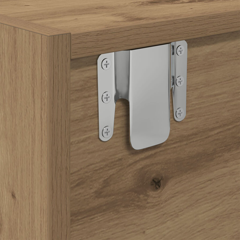 vidaXL Έπιπλο τηλεόρασης Artisan Oak 100x31x25,5 εκ Επεξεργασμένο ξύλο