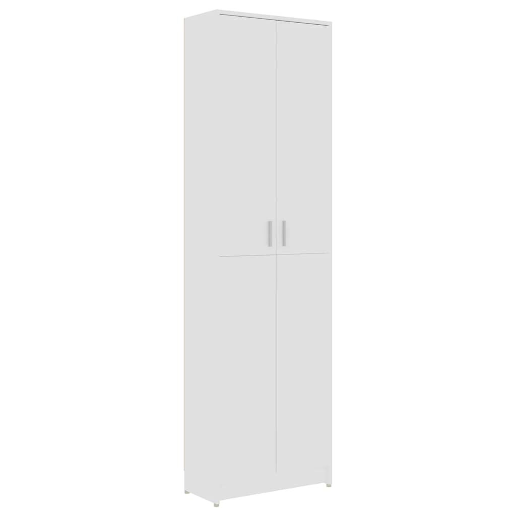 vidaXL Ντουλάπα Διαδρόμου Λευκή 55 x 25 x 189 εκ. από Επεξ. Ξύλο
