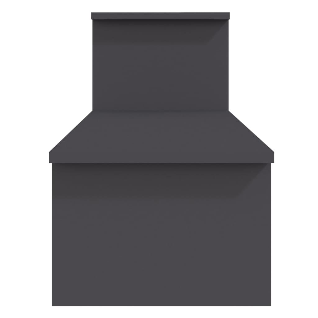 vidaXL Έπιπλο Τηλεόρασης Γκρι 180 x 30 x 43 εκ. από Επεξ. Ξύλο