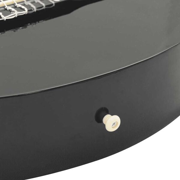 vidaXL Κιθάρα Western Classical Cutaway Μαύρη με Ισοσταθμιτή 6 Χορδές