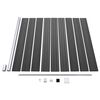 vidaXL Σετ Πάνελ Περίφραξης Μαύρο 965 x (105-186) εκ. από WPC