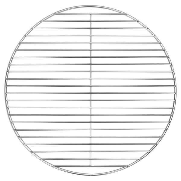 vidaXL BBQ Grill Grate Silver Ø43 εκ Ανοξείδωτο Χάλυβα