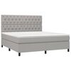 vidaXL &Kappa;&rho;&epsilon;&beta;ά&tau;&iota; Boxspring &mu;&epsilon; &Sigma;&tau;&rho;ώ&mu;&alpha; & LED &Alpha;&nu;.&Gamma;&kappa;&rho;&iota; 160x200&epsilon;&kappa;. &Upsilon;&phi;&alpha;&sigma;&mu;ά&tau;&iota;&nu;&omicron;
